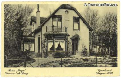Bergen NH, Huize Frija. Pension 1e Rang